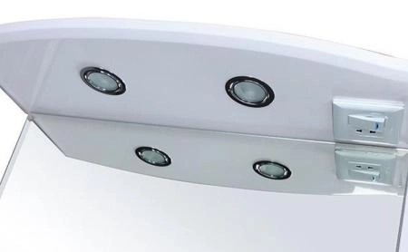 Зеркало-шкаф Bellezza Балтика 90 R с подсветкой белый