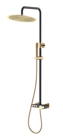 Стойка для душа Boheme STICK BLACK DIAMOND Gold 128-BG