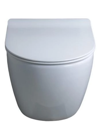 Унитаз Gid Tr2193 49 см подвесной безободковый микролифт белый