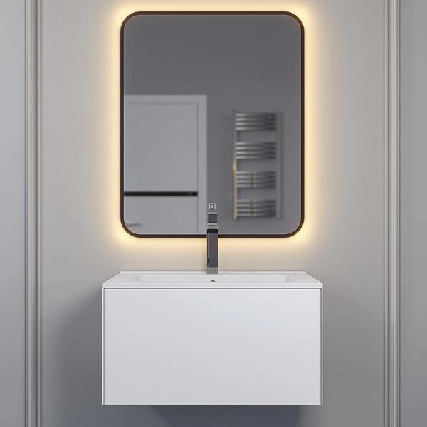 Тумба под раковину для ванной Uperwood Parma Premium подвесная 65 см, белая