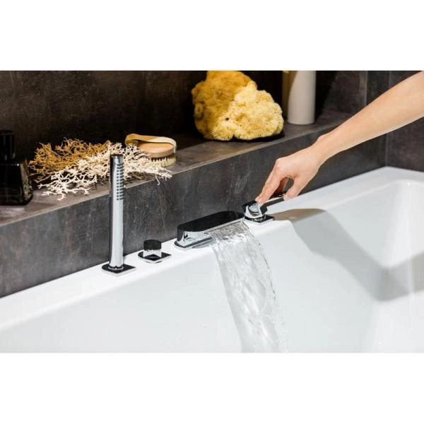 Смеситель врезной каскадный для ванн Ravak X070073