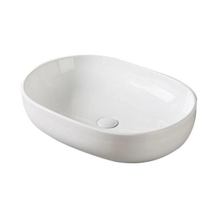 Раковина SantiLine SL-1017 60x40 на столешницу керамическая Белый