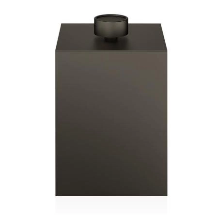 Decor Walther DW 76 Корзина для бумаги 17x17x27см, с крышкой, напольная, цвет: темная бронза