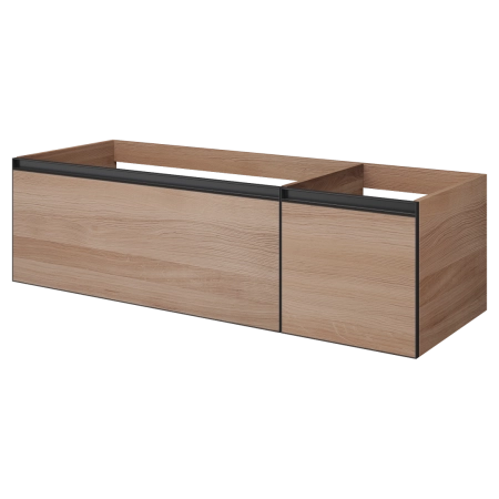 QUATRO 2 140см (100+40) тумба Boheme WILLOW профиль ANTHRACITE 790-M2-140-W-A