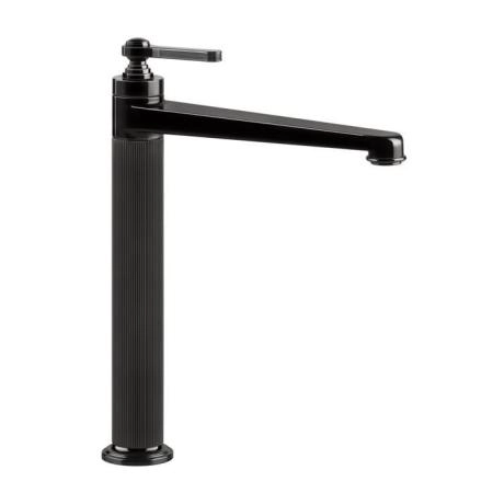 Gessi Venti20 Смеситель для раковины, на 1 отв., высокий, с донным клапаном, цвет: Black Metal PVD