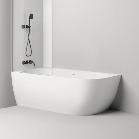 Salini SOFIA Corner L Ванна угловая левая 1700х850х590мм, дон кл "Up&Down,  сифон, слив-пер, мат-л: S-Stone,  цвет бел мат