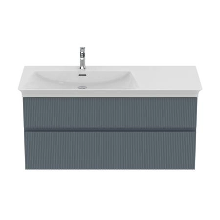 Ideal Standard Finesse Тумба с раковиной 120x50см, подвесная, SX, 2 ящика, 1 отв., цвет: пепельно-голубой матовый
