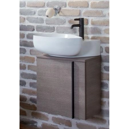 Раковина Jacob Delafon NOUVELLE VAGUE EGL112-00 46 см подвесная угловая