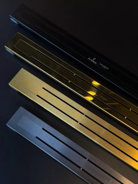 Душевой лоток Boheme Premium Linear 60см, нерж.сталь GUN METAL 982-60-GM