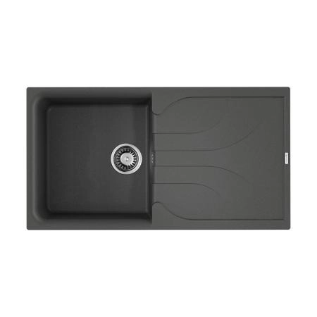 Кухонная мойка Omoikiri Yasugata 100-PL Tetogranit/платина 4993851