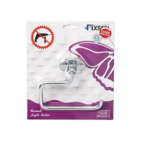 Держатель для туалетной бумаги FIXSEN ROUND FX-92110B, хром