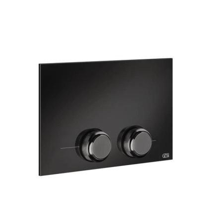 Gessi Venti20 Клавиша смыва для унитаза двойная, для инсталляций TECE, цвет: Black Metal PVD