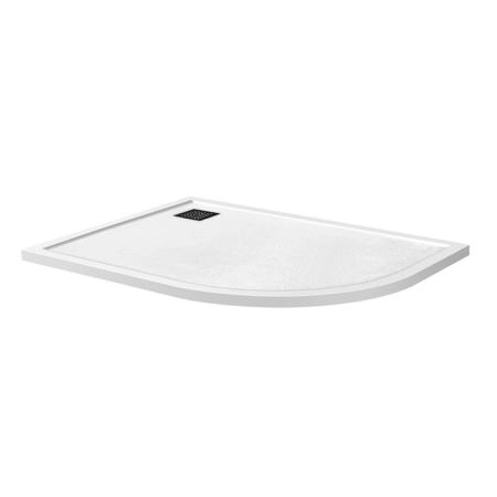 Душевой поддон BelBagno 120x80 искусственный камень белый асимметричный TRAY-MR-UNO-RH-120/80-550-35-W-L-CR