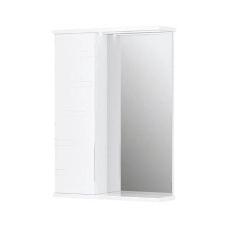 Зеркало-шкаф с LED подсветкой Volna Joli 50 левое (белый)