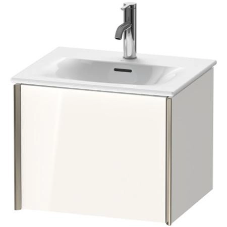 Duravit XViu Тумба подвесная 51x42х39.7см с раковиной, 1 выдвижное отделение, цвет: белый глянцевый