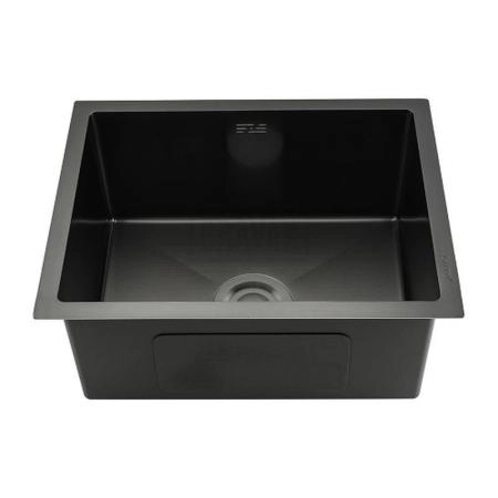 Кухонная мойка Gappo GS5040-6 500x400x215mm 0.8мм с коландером Черный