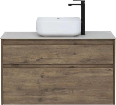 Тумба под раковину Aquanet Nova Lite 100 дуб рустикальный (2 ящика)