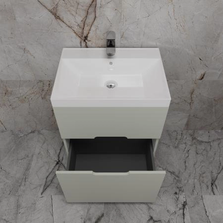 Тумба Style Line "Матис 60" ЛС-00002432 напольная под ASTI 60 (2 ящика), ОЛИВА, ЭМАЛЬ