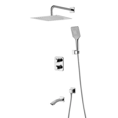 Душевая система Lemark Yeti LM7842C термостат для ванны, встраиваемый