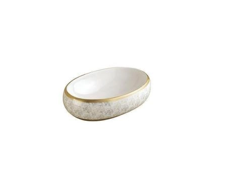 Раковина SantiLine SL-1091 керамическая, накладная