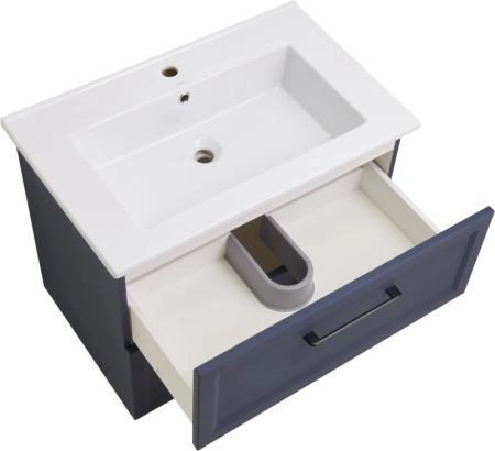 Тумба ASB-Mebel Белмонти 65 Софт синий подвесная под умывальник Оскар 65