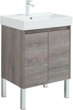 Тумба под раковину Aquanet Nova Lite 60 дуб рошелье (2 дверцы)