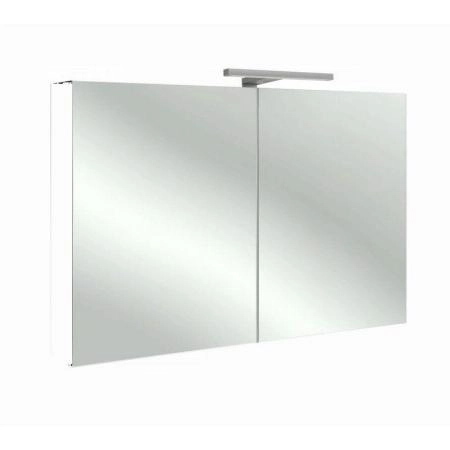 Зеркальный шкаф Jacob Delafon EB797RU-G1C 100 см с подсветкой белый блестящий