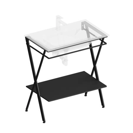 Металлическая структура Kerama Marazzi PIANO NEXT ПИАНО НЕКСТ PIA.N.75\BLK напольная 75, черная матовая