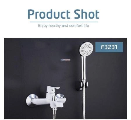 Смеситель для ванны Frap F3231 белый хром