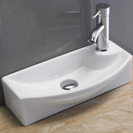 Раковина CeramaLux 7946L 46 см подвесная левая