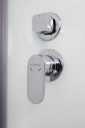 Душевая кабина Esbano 80x80 полукруг стекло матовое ESKB80CR