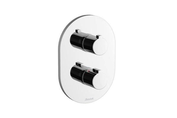 Смеситель для ванны Ravak Chrome CR 063.00 скрытого монтажа термостат X070094 Смеситель для ванны Ravak Chrome CR 063.00 скрытого монтажа термостат X070094