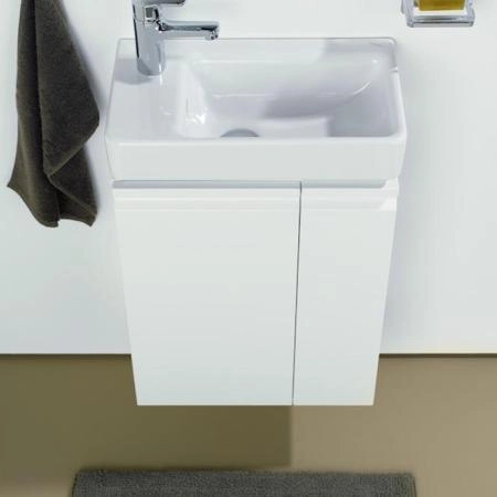 Laufen Pro База с раковиной 48x28см, петли слева, полки справа, 1 дверка, подвесная, цвет: белый