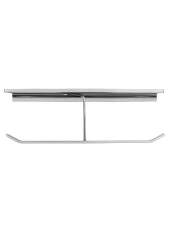 Двойной держатель для туалетной бумаги с полкой WONZON & WOGHAND ECLIPSE, Хром (WW-9156)