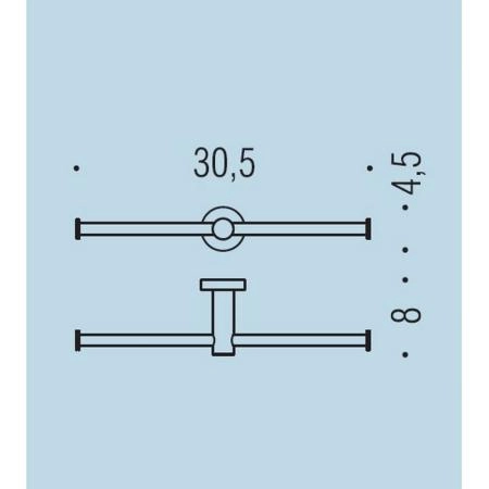 Держатель туалетной бумаги Colombo Plus W4990 2-ой, хром