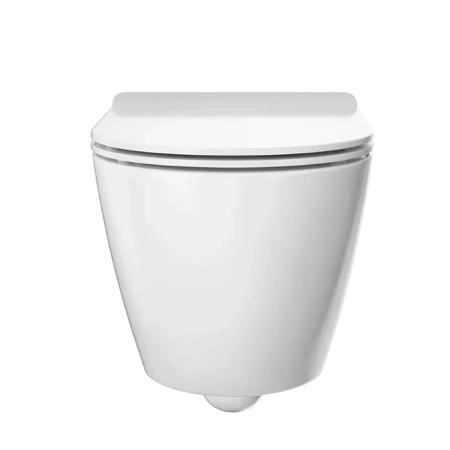 Унитаз Kerama Marazzi SFERA СФЕРА SF.wc.02 подвесной безободковый с крепежом, белый глянцевый
