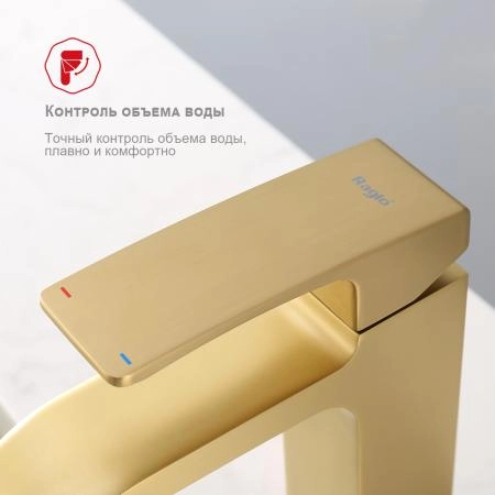 Смеситель RAGLO R02.10.03, золотой сатин