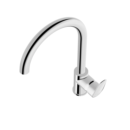 Смеситель VitrA Flow Round  A43407EXP с поворотным изливом однорычажный хром латунь
