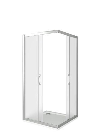 Душевой угол GOOD DOOR Latte CR-80-C-WE 80x80 см