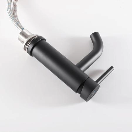 Смеситель Gid Inga SS096-BM-K для раковины Черный матовый