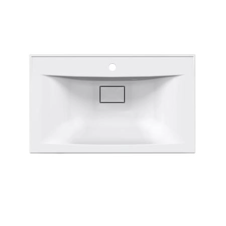 Раковина Vincea VCB-3M750W из искусственного камня, цвет белый