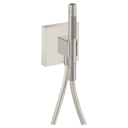 Axor Shower Porter Душевой гаринитур, c ручным душем с 2 режимами, шланг 125см, настенный, цвет: сталь