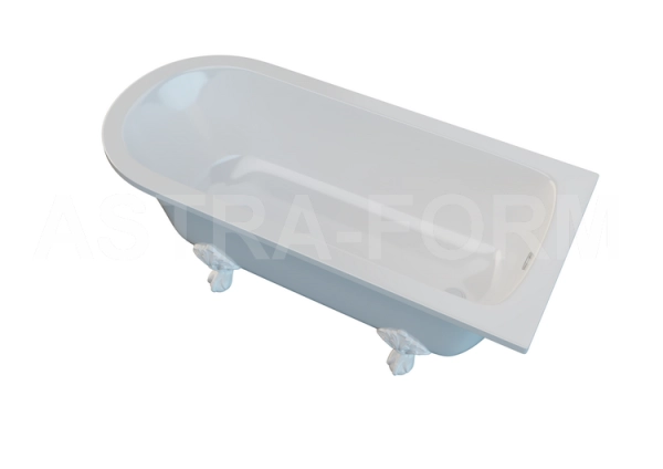 Ванна Astra Form РЕТРО 170х75 белая иск. камень