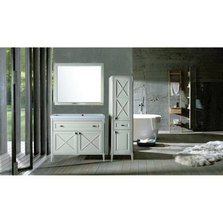 Тумба под раковину Asb Woodline Монте 100 Бежевый