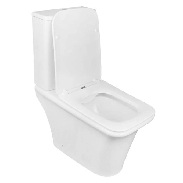 Унитаз напольный Azario AVERO 660x360х820 безободковый , смыв.мех. Geberit и сиденьем микролифт (AZ-3121-G)