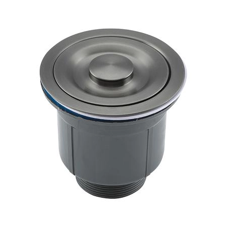 Кухонная мойка GAPPO GS8350-6 с коландером, графит