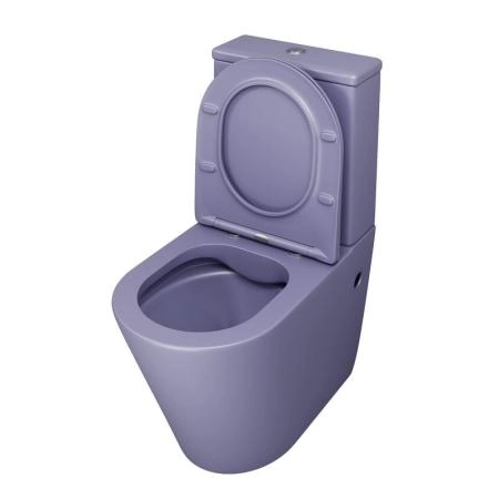 Унитаз Grossman GR-4480LIMS Color (620*365*810) ФИОЛЕТОВЫЙ МАТОВЫЙ напольный Безободковый