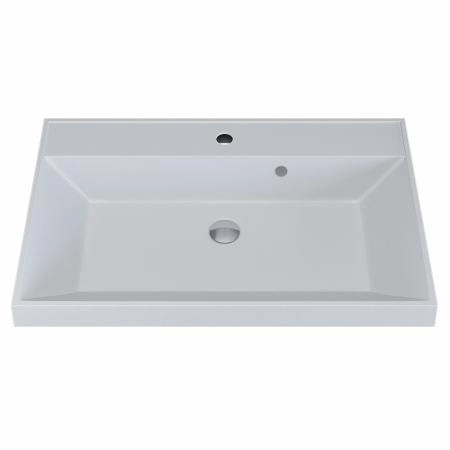 Раковина кварцевая Uperwood Classic Quartz 70 см, белая матовая, жасмин