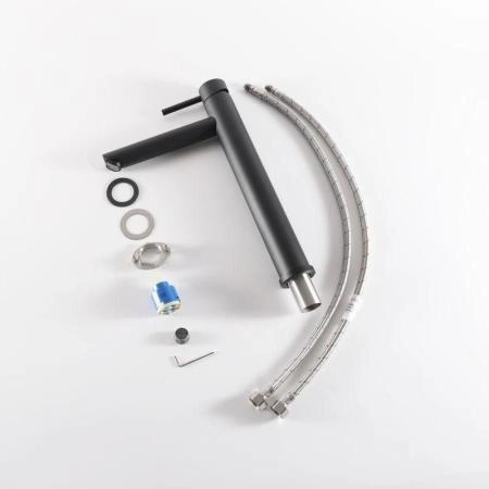 Смеситель Gid Berlin SS080-BM-D для раковины Черный матовый