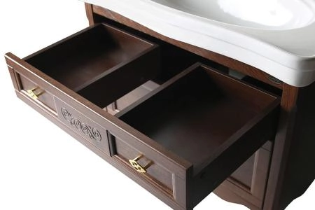 Тумба под раковину ASB-Woodline Модерн 85 Антикварный Орех